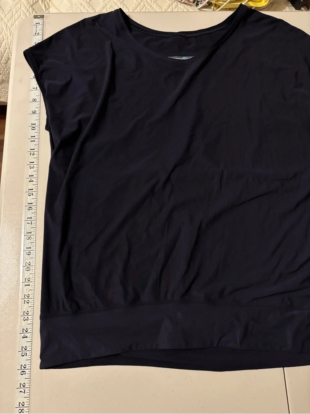 lululemon Racerback Tee Size 6 If You’re Lucky Short Sleeve Mesh Floral Athletic